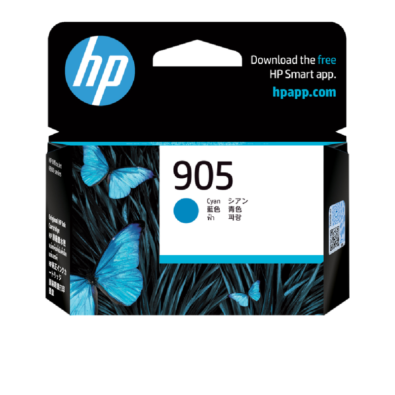 HP 905 Original Ink Cartridge - Cyan | T6L89AA