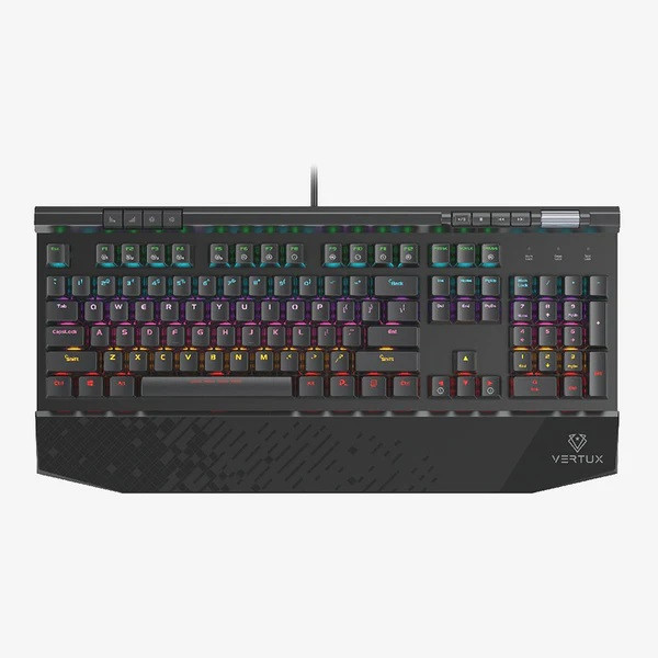 Vertux Mechanical Gaming Keyboard Hyper Action - Black | TUNGSTEN