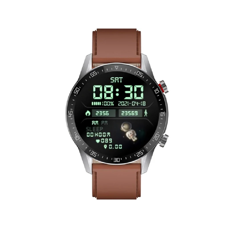 Blulory Smart Watch Glifo G5, Silver/Brown | Glifo G5