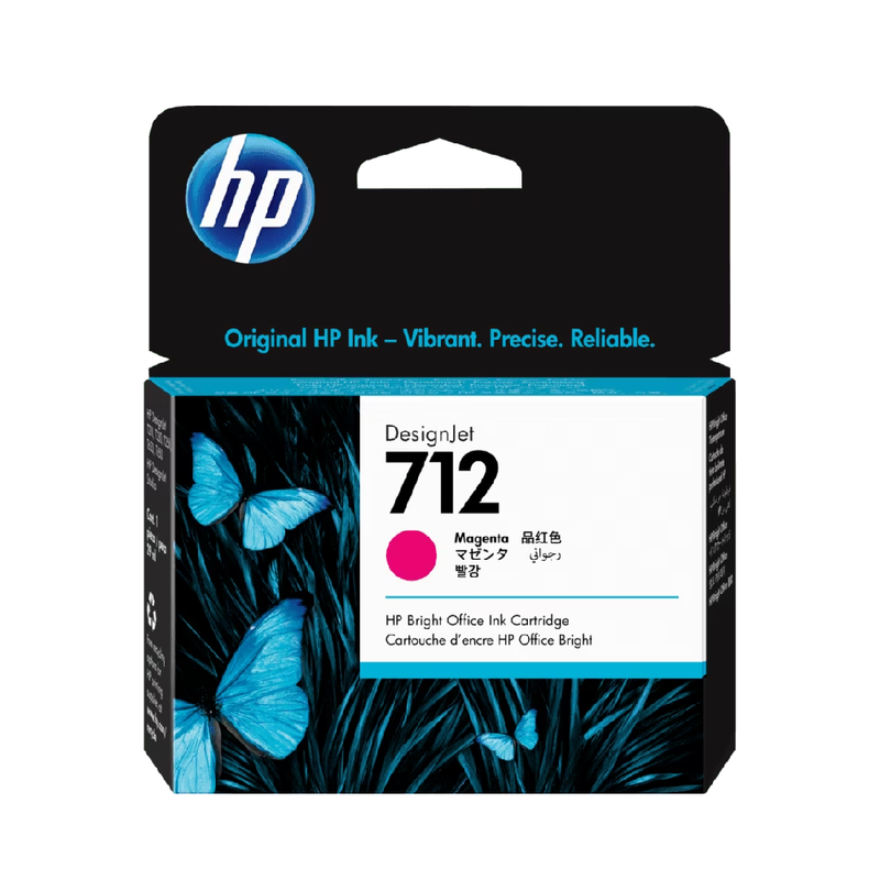 HP 712 29ml DesignJet Original Ink Cartridge - Magenta | 3ED68A