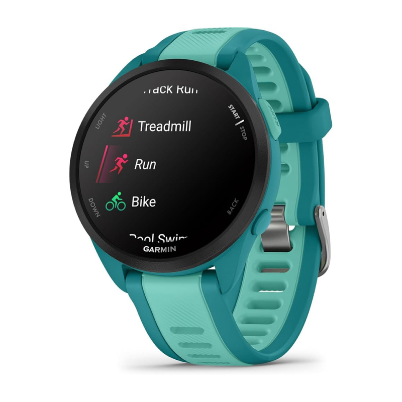 Garmin Forerunner 165 Music Smartwatch - Turquoise/Aqua | 010-02863-32