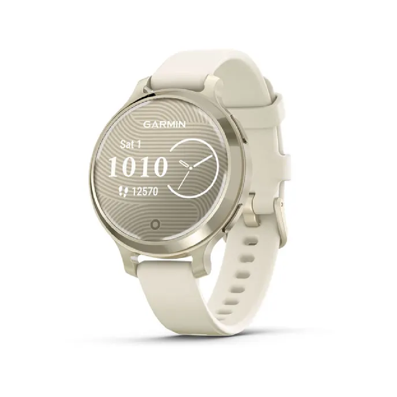 Garmin Lily 2 Active - Lunar Gold with Bone Silicone Band | 010-02891-00