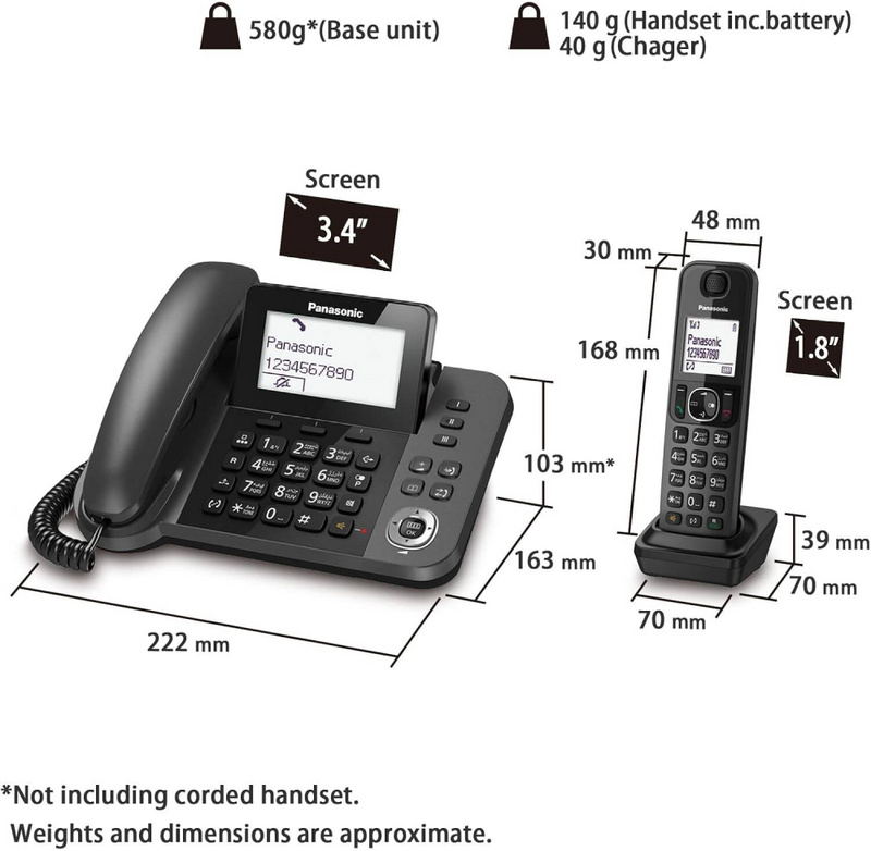 Panasonic Cordless Phone | KX-TGF310 US