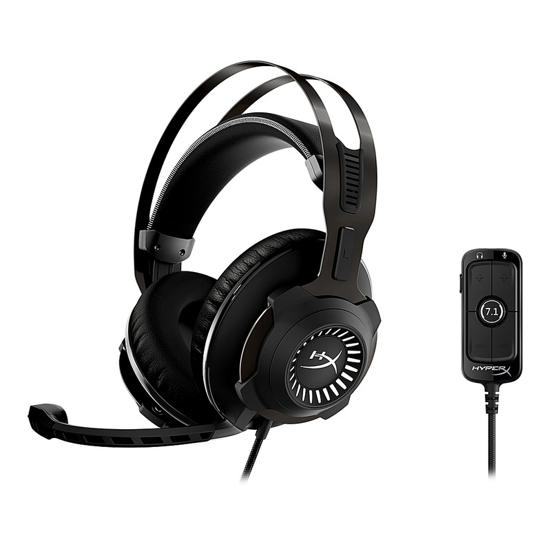 HyperX Cloud Revolver 7.1 - Gaming Headset (Gunmetal) - PC | HHSR1-AH-GM/G
