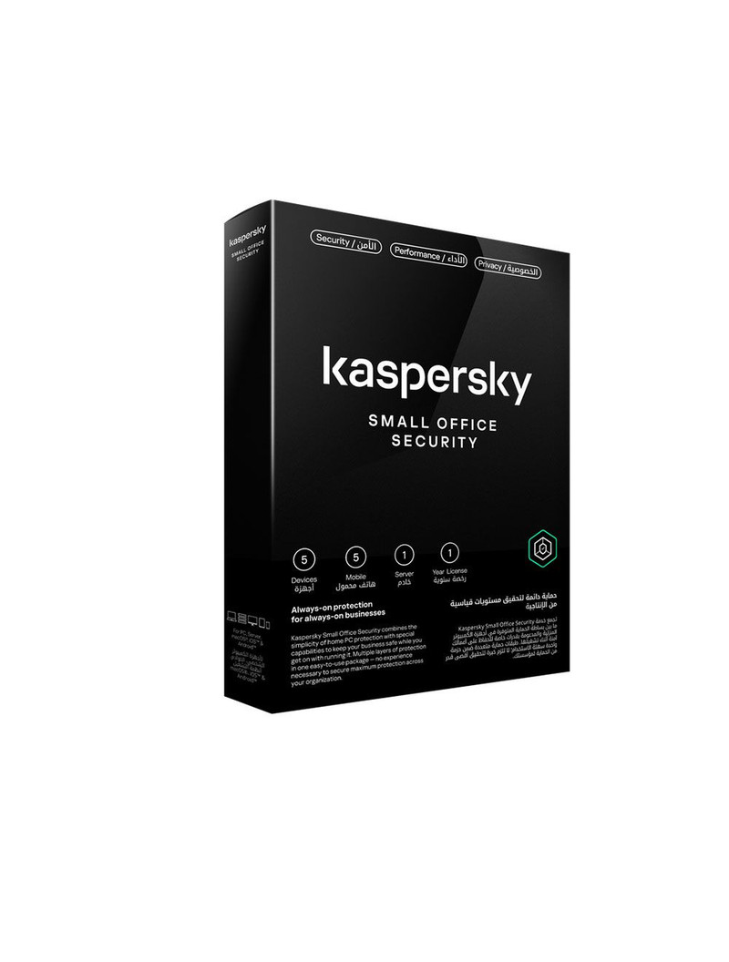 Kaspersky Small Business Security 5 Devices, 1 Year Box w/o CD | KL4541I5EFS