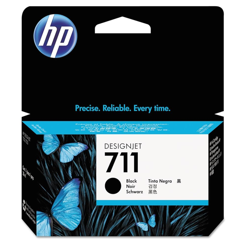 HP 711 38-ml DesignJet Original Ink Cartridge - Black | CZ129A