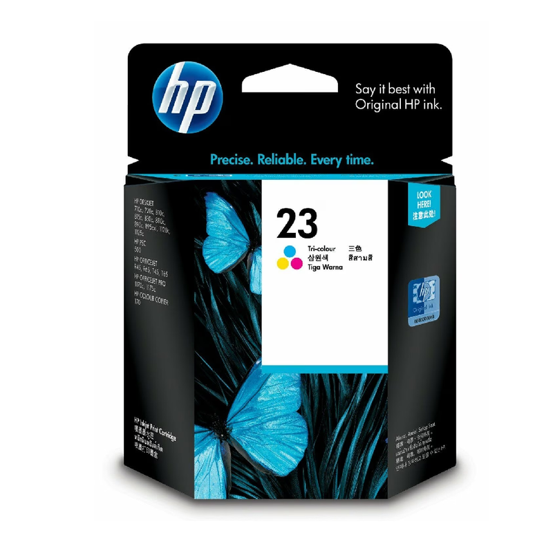 HP 23 Original Ink Cartridge - Tri-color | C1823A