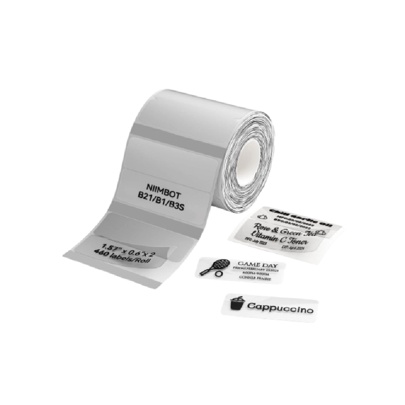 NIIMBOT B1 Transparent Thermal Label - 150 Label/Roll - 50x50mm
