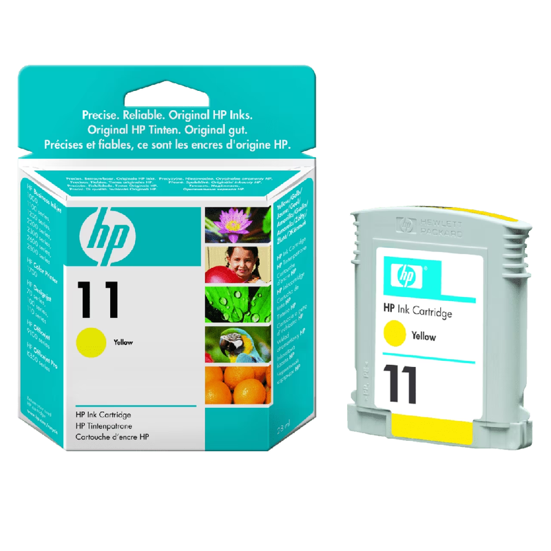 HP 11 Original Ink Cartridge - Yellow | C4838A