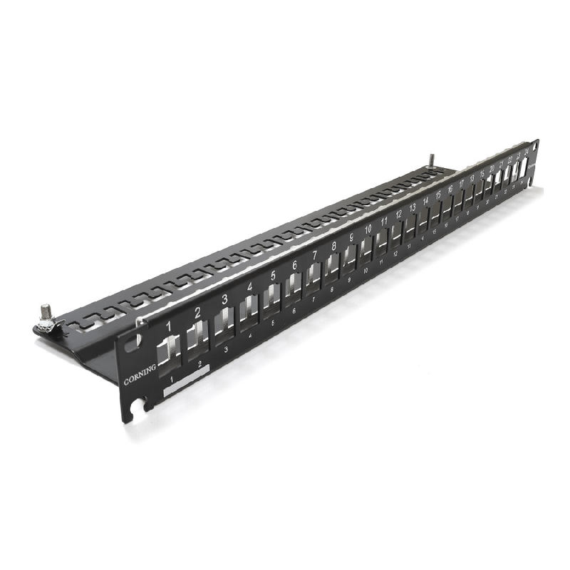 Corning Empty Patch Panel for K6a/K6/K5e 24 Jacks