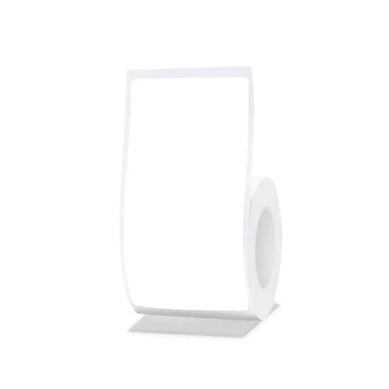 NIIMBOT B21 White Thermal Label - 115 Label/Roll - 38x70mm - Red and Black Dual Color