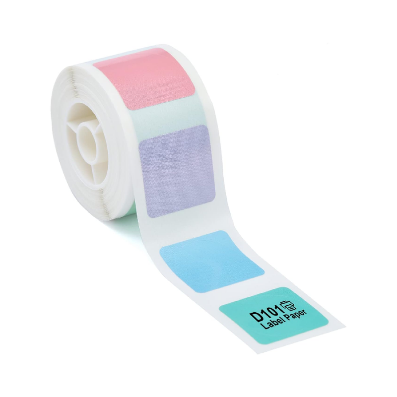 NIIMBOT D101 Multi-Color Round Thermal Label - 255 Label/Roll - 21x21mm