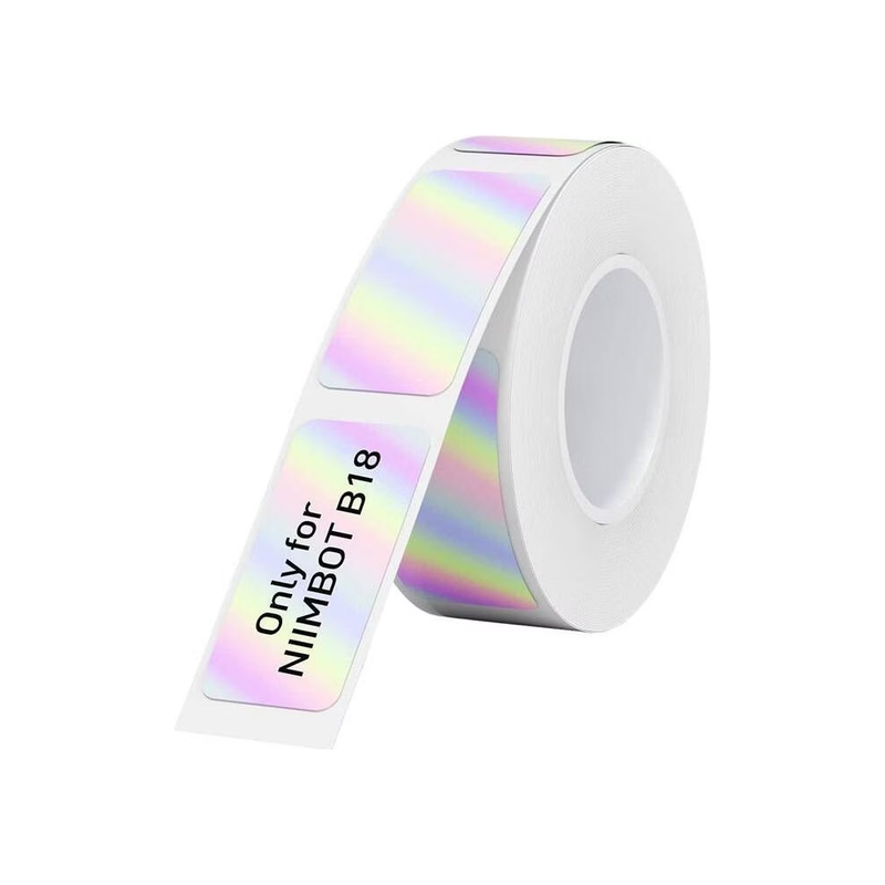 NIIMBOT B18 Silver Thermal Label - 200 Label/Roll - 14x28mm