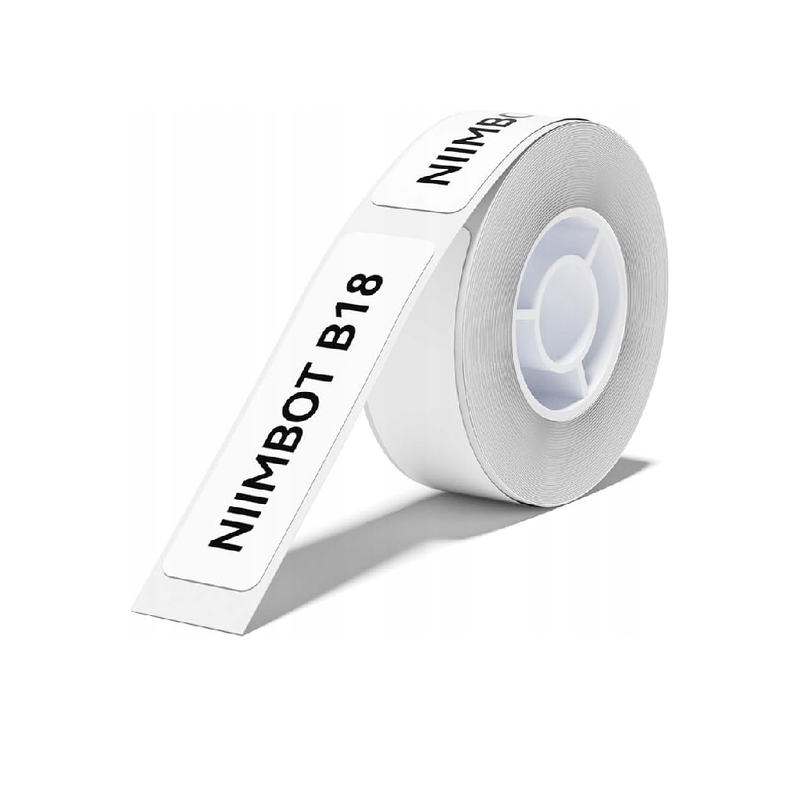 NIIMBOT B18 White Thermal Label - 200 Label/Roll - 12x28mm