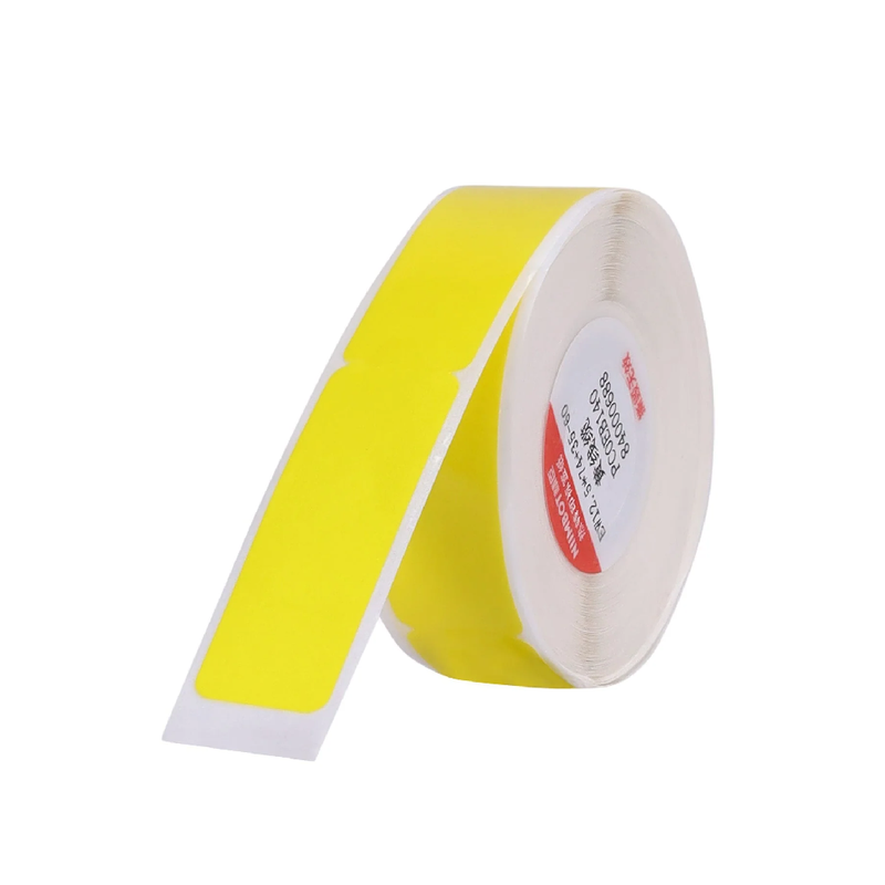 NIIMBOT B18 Yellow Thermal Label - 60 Label/Roll - EW12.5*74+35-60