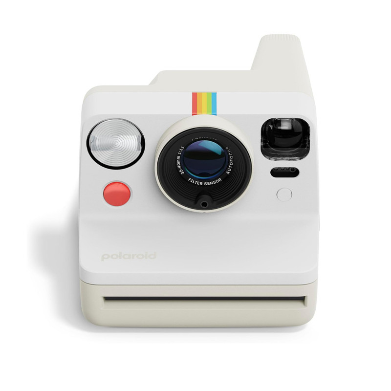 Polaroid Now 3rd Generation I-Type Instant Camera – Pebble White | POLLSNOWGEN3PEBWHT