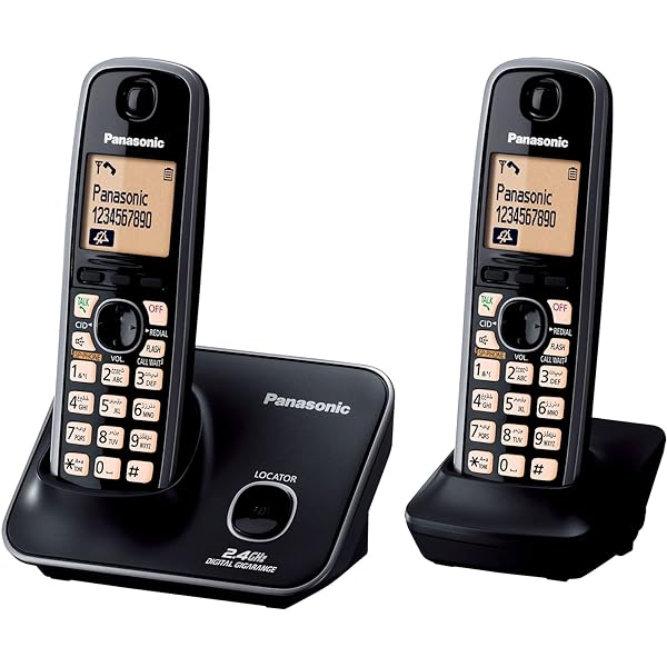 Panasonic Cordless Phone - 2 Handsets - Caller Id | KX-TG3712 US