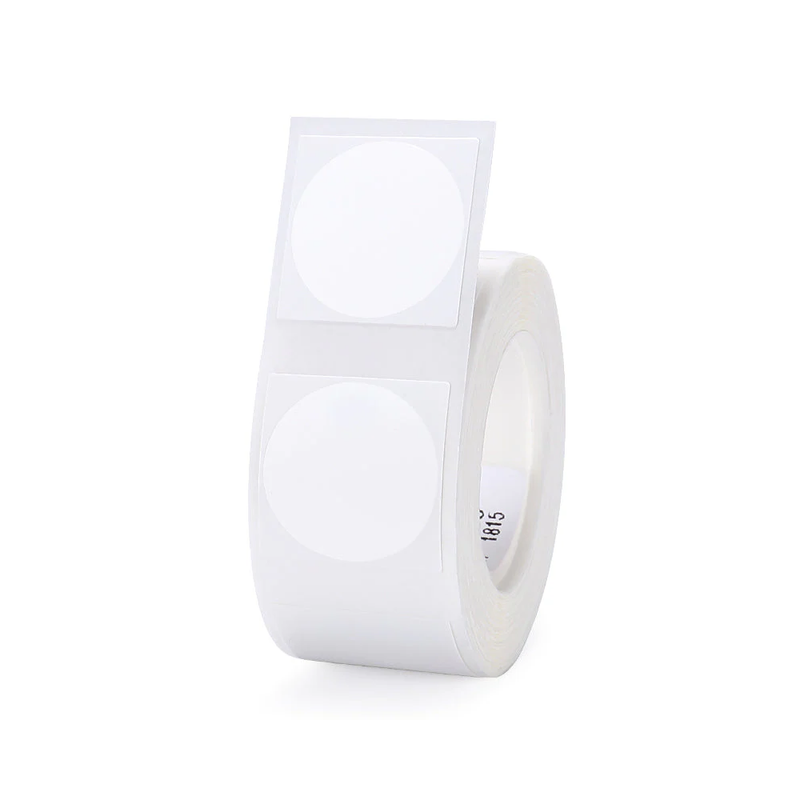 NIIMBOT K3 White Round Thermal Label - 580 Label/Roll - T52*52