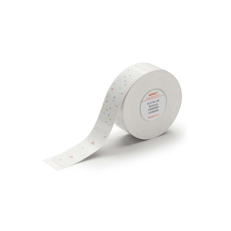 NIIMBOT D-Series Water Color Thermal Label - 130 Label/Roll - T14*50mm