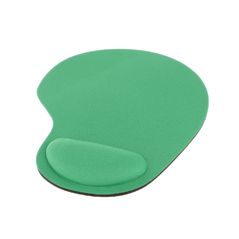 Mousepad with Gel Wrist Support - Green | L-1108