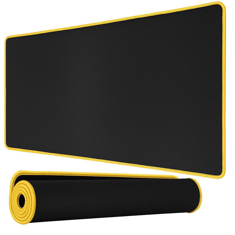 Yellow Edge X-Large Mouse Pad - Black | YEXL-300800-BK