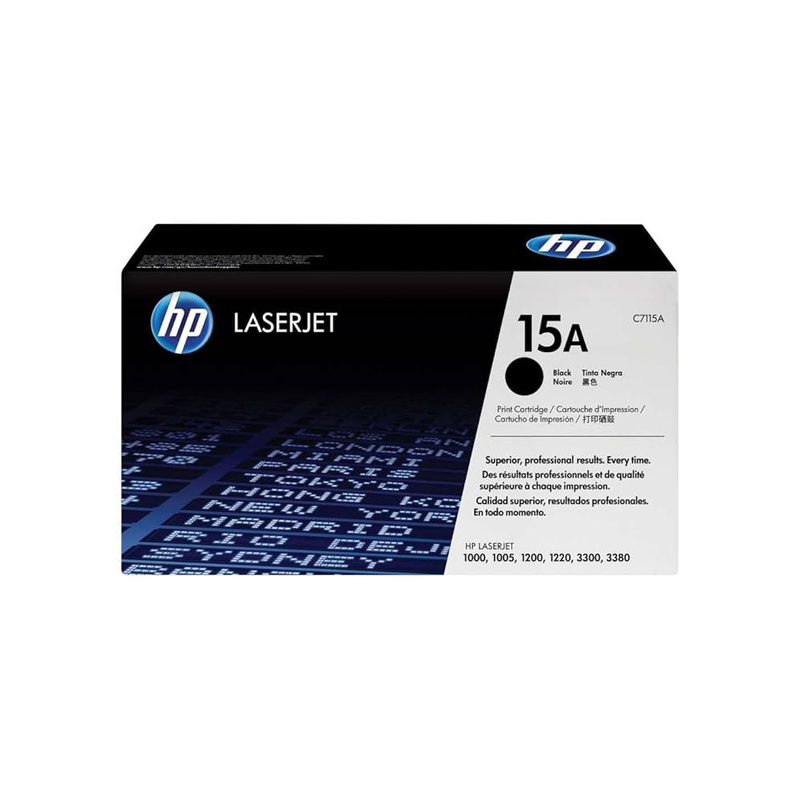 HP 15A Original LaserJet Toner Cartridge - Black | C7115A