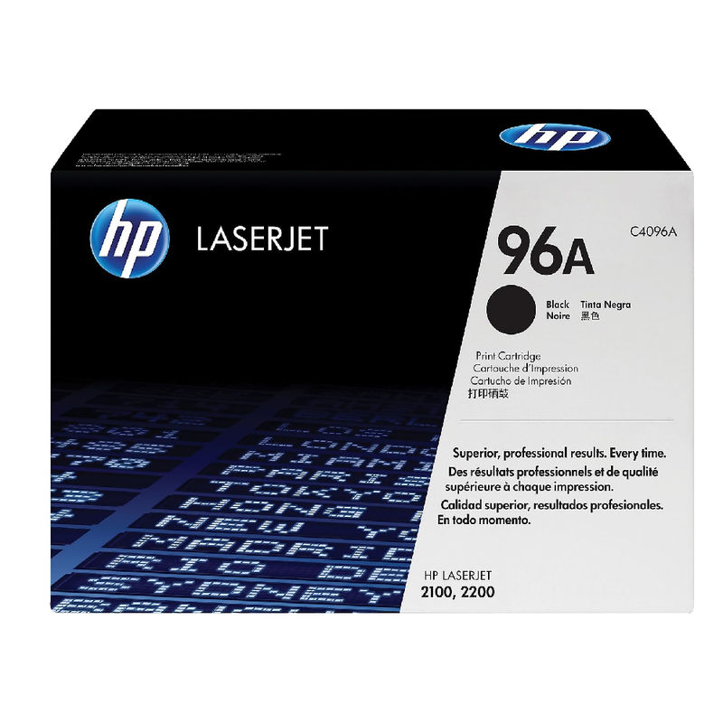 HP 96A Original LaeerJet Toner Cartridge - Black | C4096A