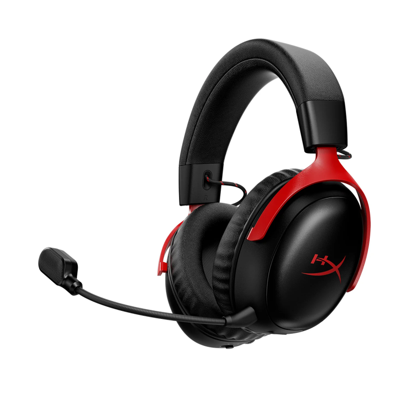 HyperX Cloud III S Wireless Gaming Headset - Black/Red | A59Z0AA