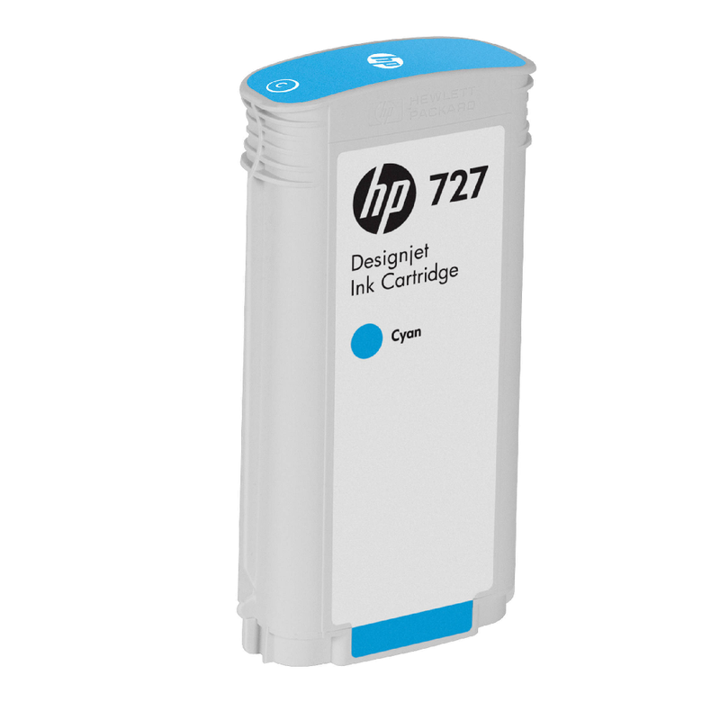 HP 727 130-ml Original DesignJet Ink Cartridge - Cyan | B3P19A