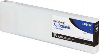 Epson SJIC26P(K): Ink cartridge for ColorWorks C7500 (Black) | C33S020618
