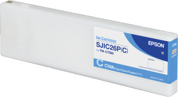 Epson SJIC26P(C): Ink cartridge for ColorWorks C7500 (Cyan) | C33S020619
