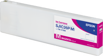 Epson SJIC26P(M): Ink cartridge for ColorWorks C7500 (Magenta) | C33S020620