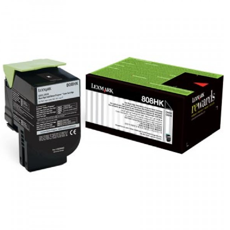 Lexmark CX410 High Yield Original Toner - Black | 80C8HK0