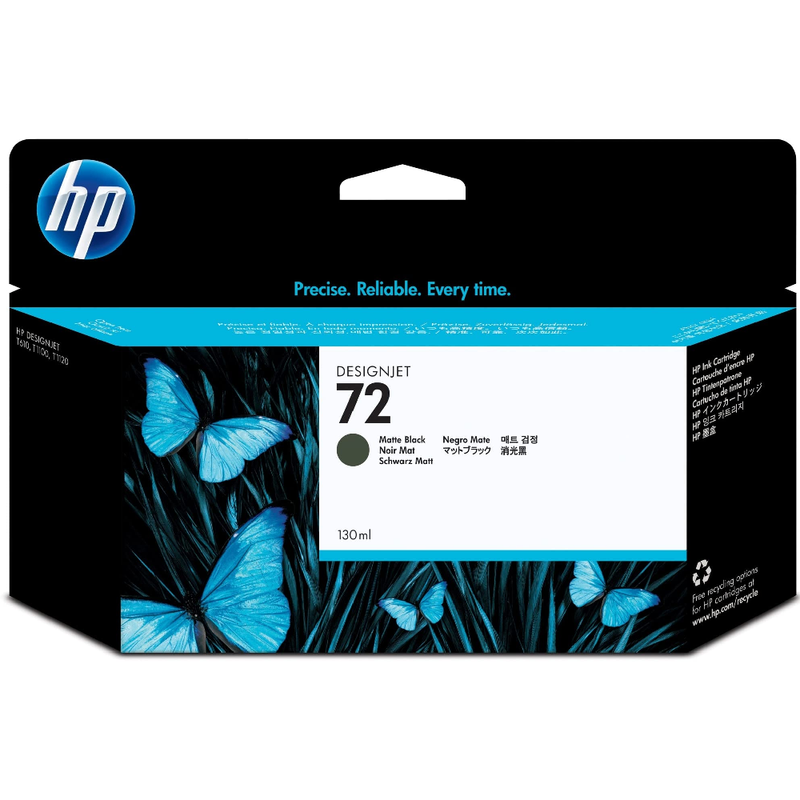 HP 72 130-ml Original DesignJet Ink Cartridge - Matte Black | C9403A