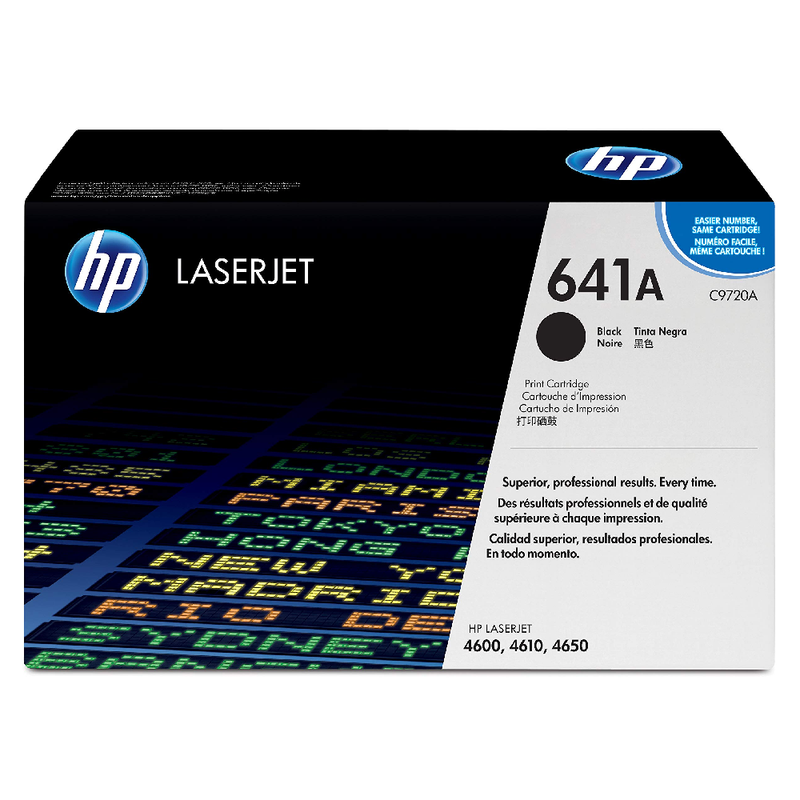 HP 641A Original LaserJet Toner Cartridge - Black | C9720A
