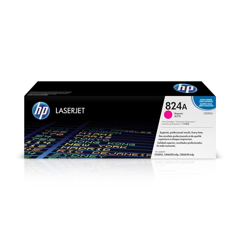 HP 824A Original LaserJet Toner Cartridge - Magenta | CB383A