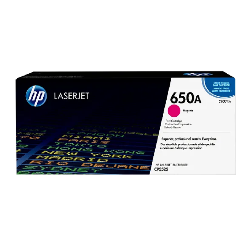 HP 650A Original LaserJet Toner Cartridge - Magenta | CE273A