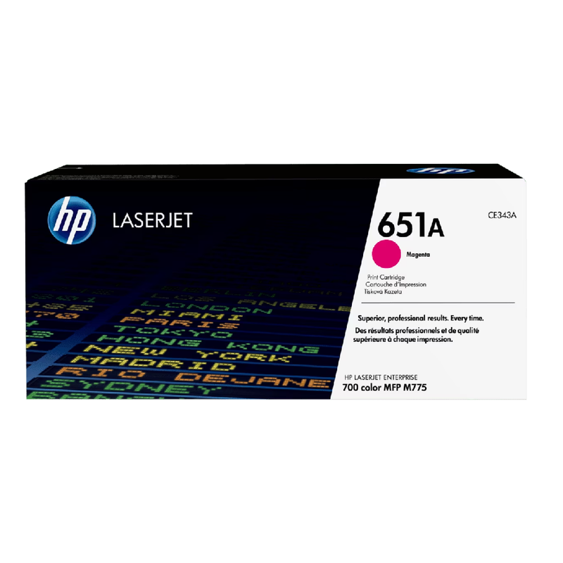 HP 651A Original LaserJet Toner Cartridge - Magenta | CE343A