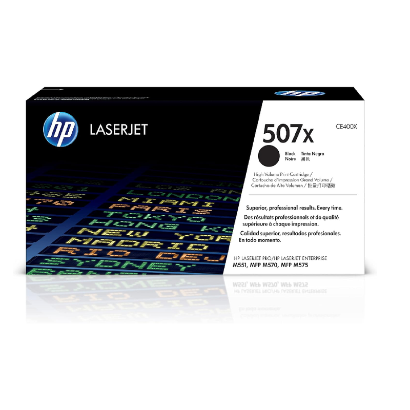 HP 507X High Yield Original LaserJet Toner - Black | CE400X