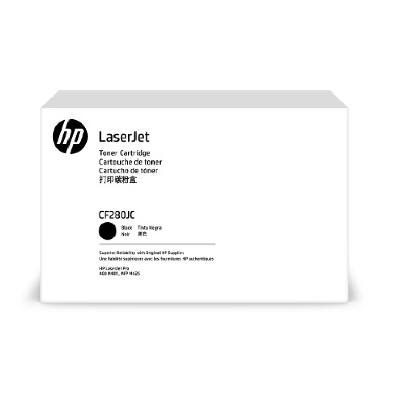 HP 80J Jumbo Yield Contract Original LaserJet Toner - Black | CF280J