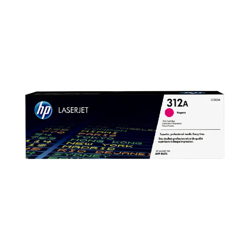 HP 312A Original LaserJet Toner Cartridge - Magenta | CF383A
