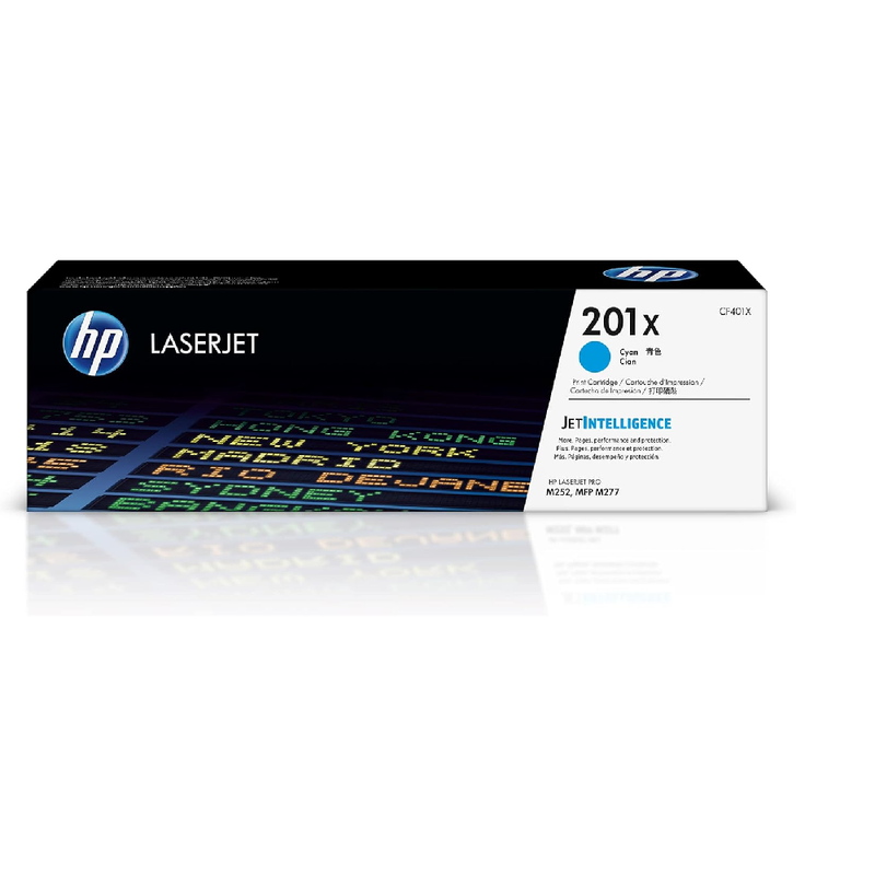 HP 201X High Yield Original LaserJet Toner - Cyan | CF401X