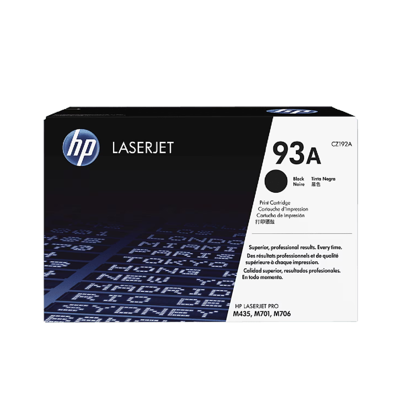 HP 93A Original LaserJet Toner Cartridge - Black | CR340HE