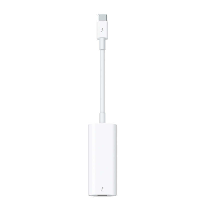 Apple - Thunderbolt 3 (USB-C) to Thunderbolt 2 Adapter, White | MMEL2