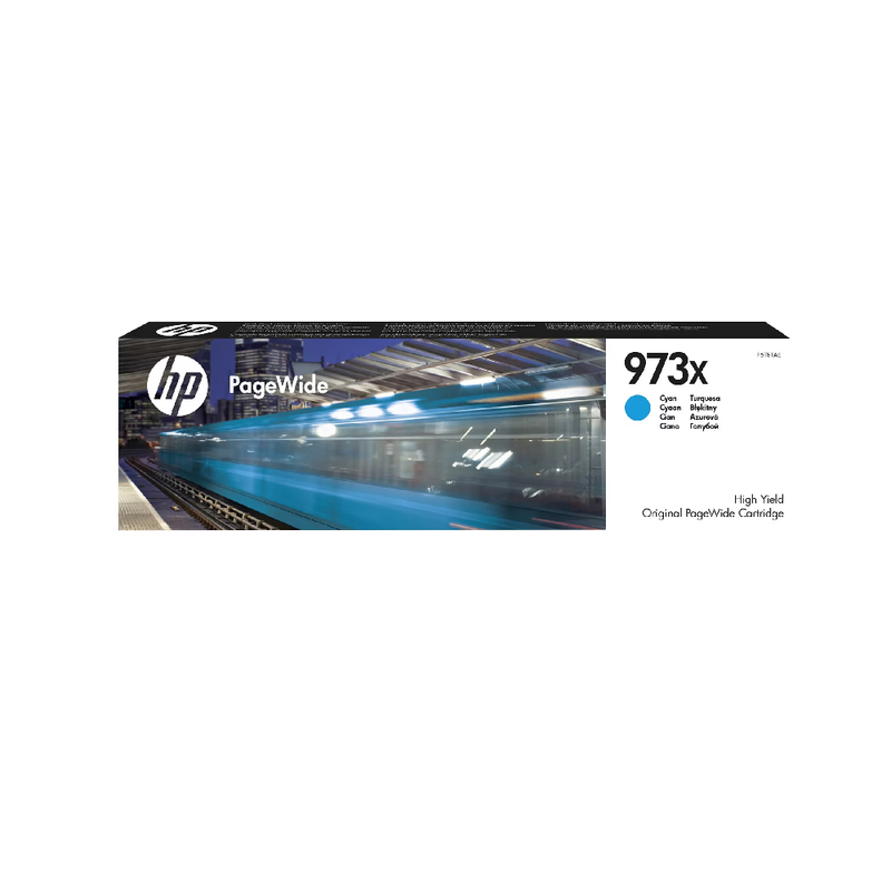HP 973X Original High Yield PageWide - Cyan | F6T81AE