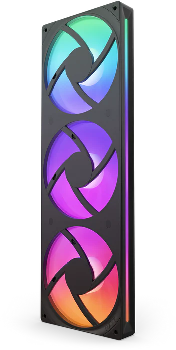 NZXT F360 RGB Core 360mm Single-Frame RGB Fan Unit – Black | RF-U36HF-B1