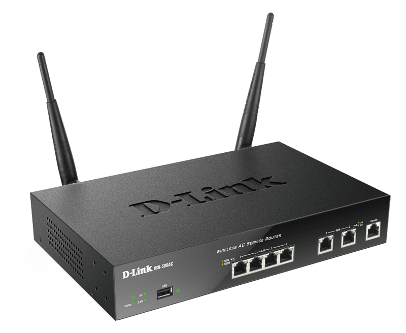 DLink VPN Router WiFi 5 Access Point 6 Port | DSR-1000AC/MNA