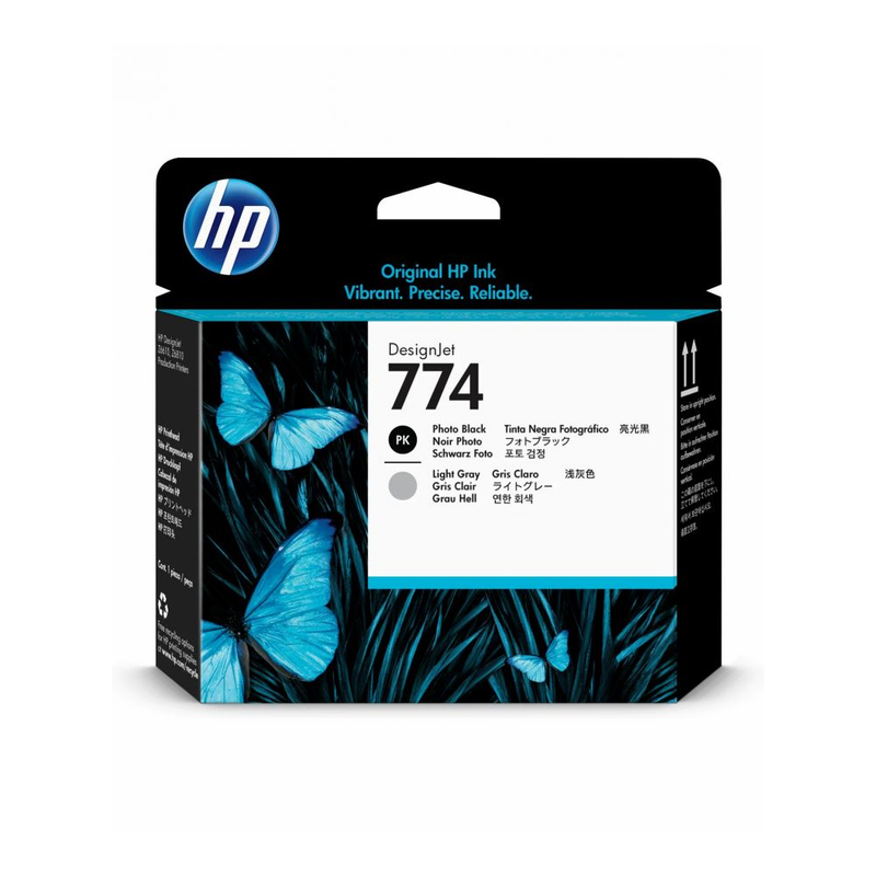 HP 774 Original DesignJet Printhead - Photo Black /Light Gray | P2W00A