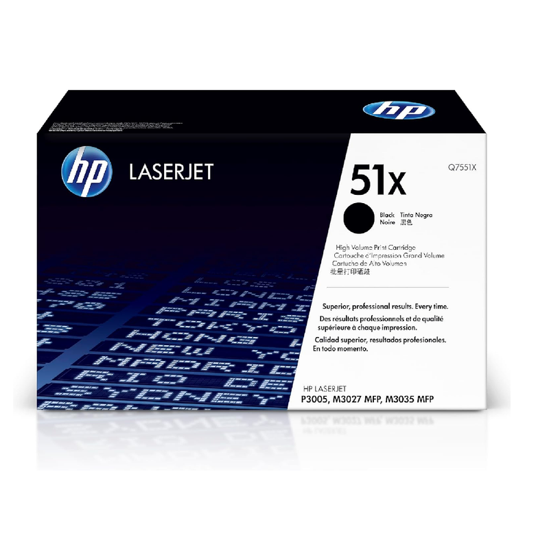 HP 51X High Yield Original LaserJet Toner - Black | Q7551X