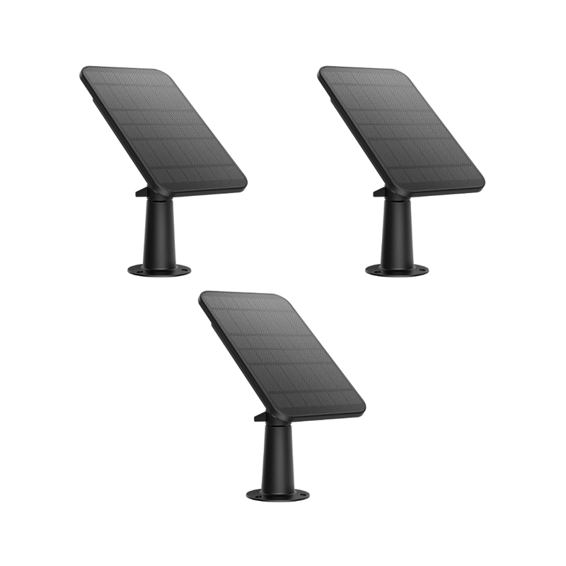 Eufy Solar Panel for Eufy Security Wireless Cameras - 3 Pack, Black | T8700011